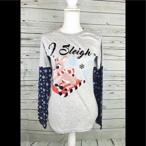 🦌Rudolph Women's Deer Christmas T-Shirt 🦌